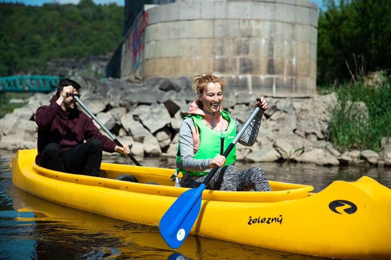 Canoa sul fiume Elba + Noleggio bici da Děčín a Bad Schandau — 3