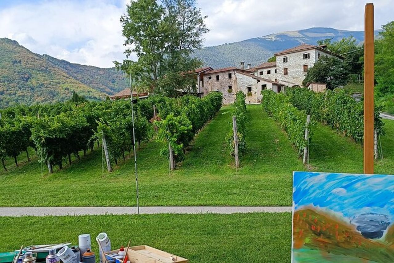 Sessione di pittura in vigneto e degustazione di Prosecco DOCG — 6