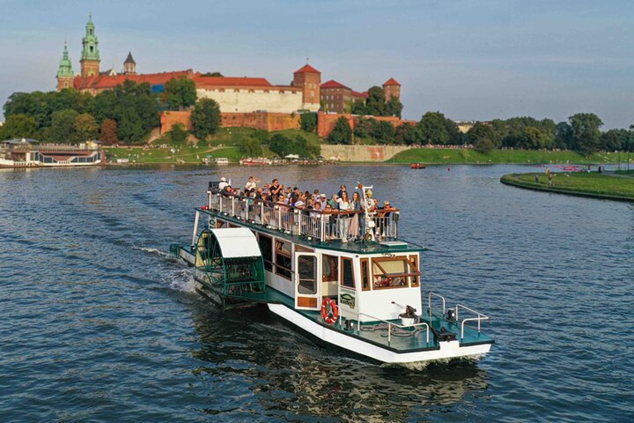 Crociera turistica di 1 ora sul fiume Vistola di Cracovia — 2