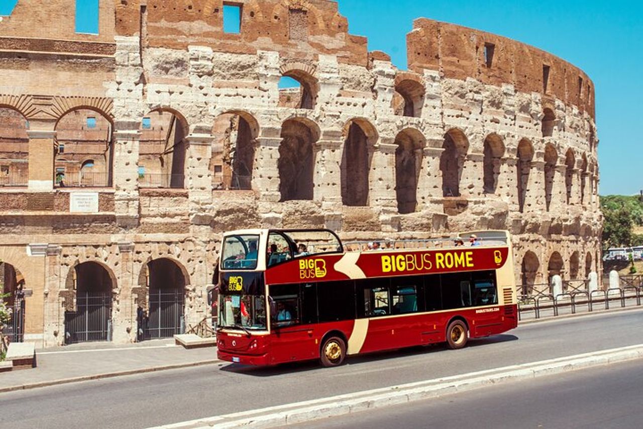 Roma : Big Bus Hop-on, giro turistico scoperto Hop-off — 2