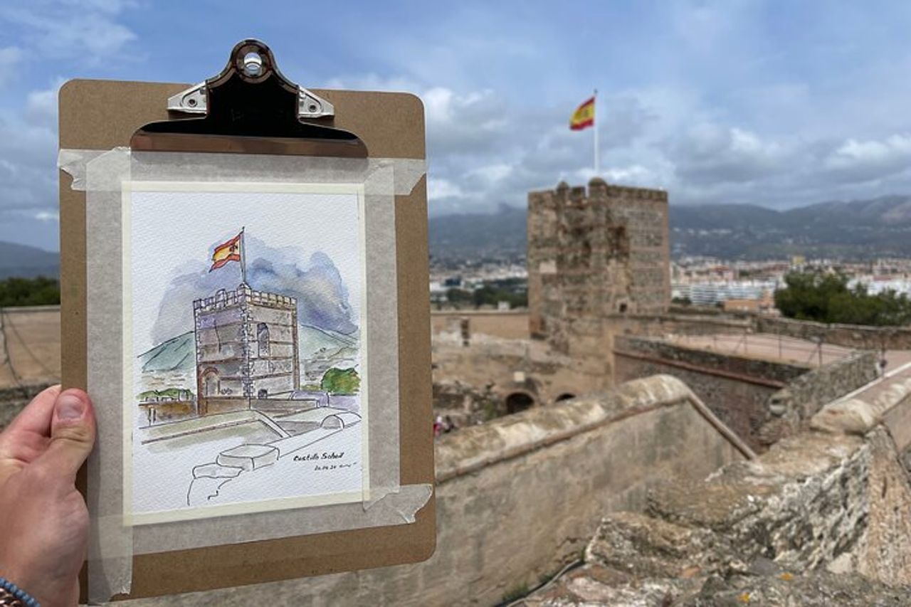 Tour e disegno a Mijas — 2