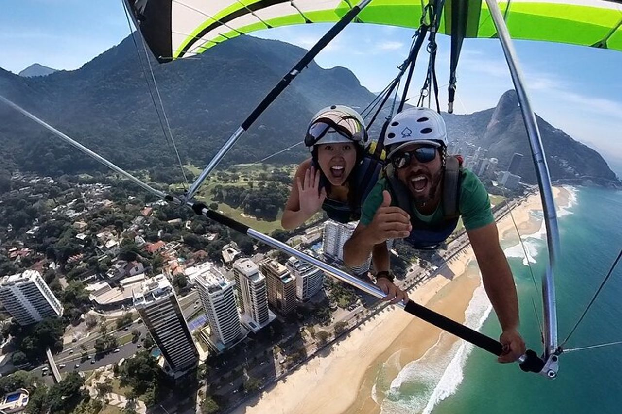 Esperienza di volo in deltaplano o parapendio a Rio. — 2