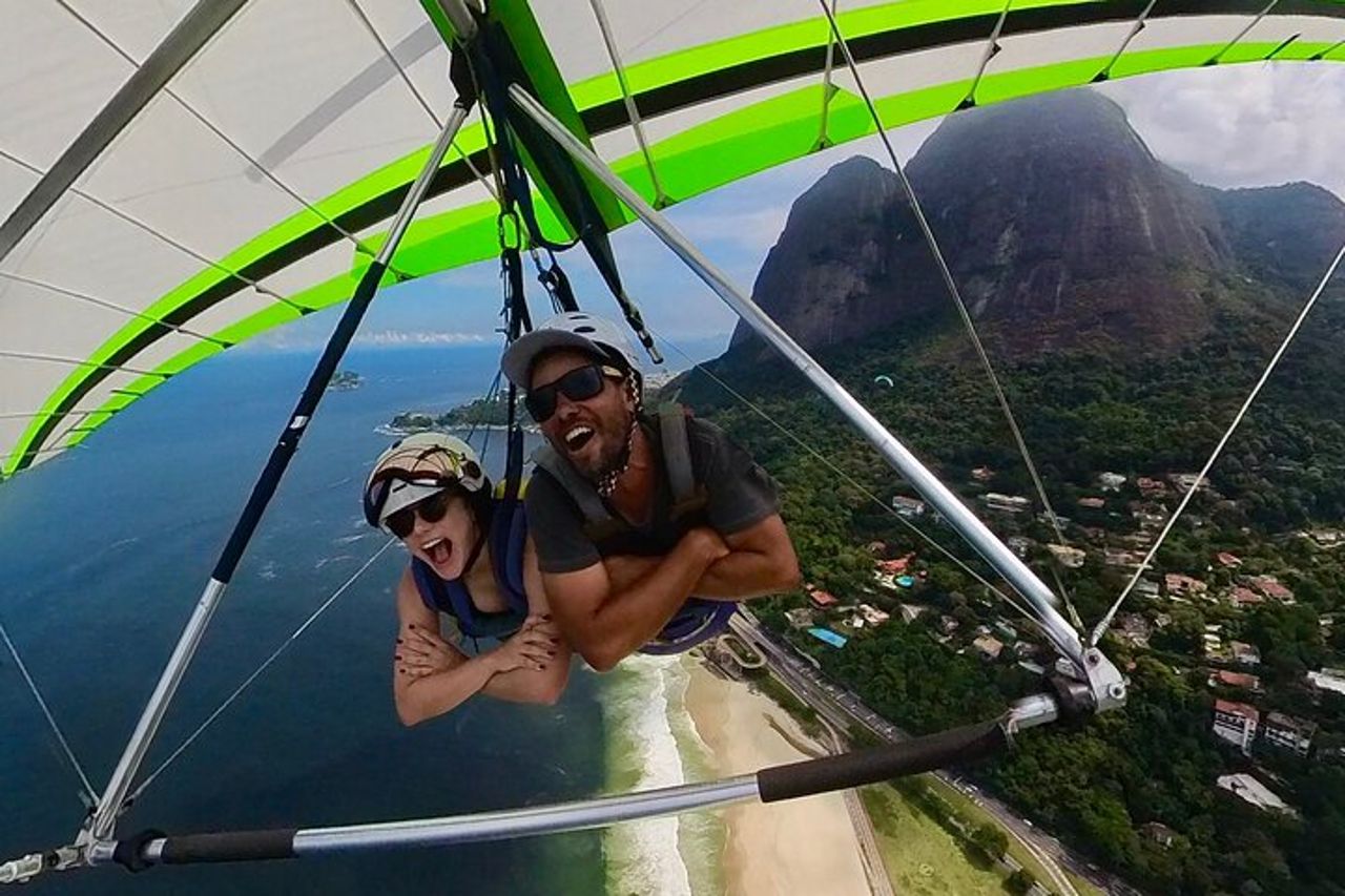 Esperienza di volo in deltaplano o parapendio a Rio. — 4