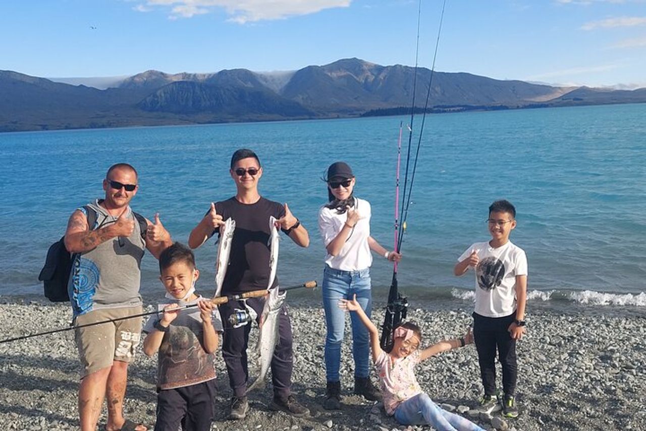 2 ore di pesca nel lago Tekapo
