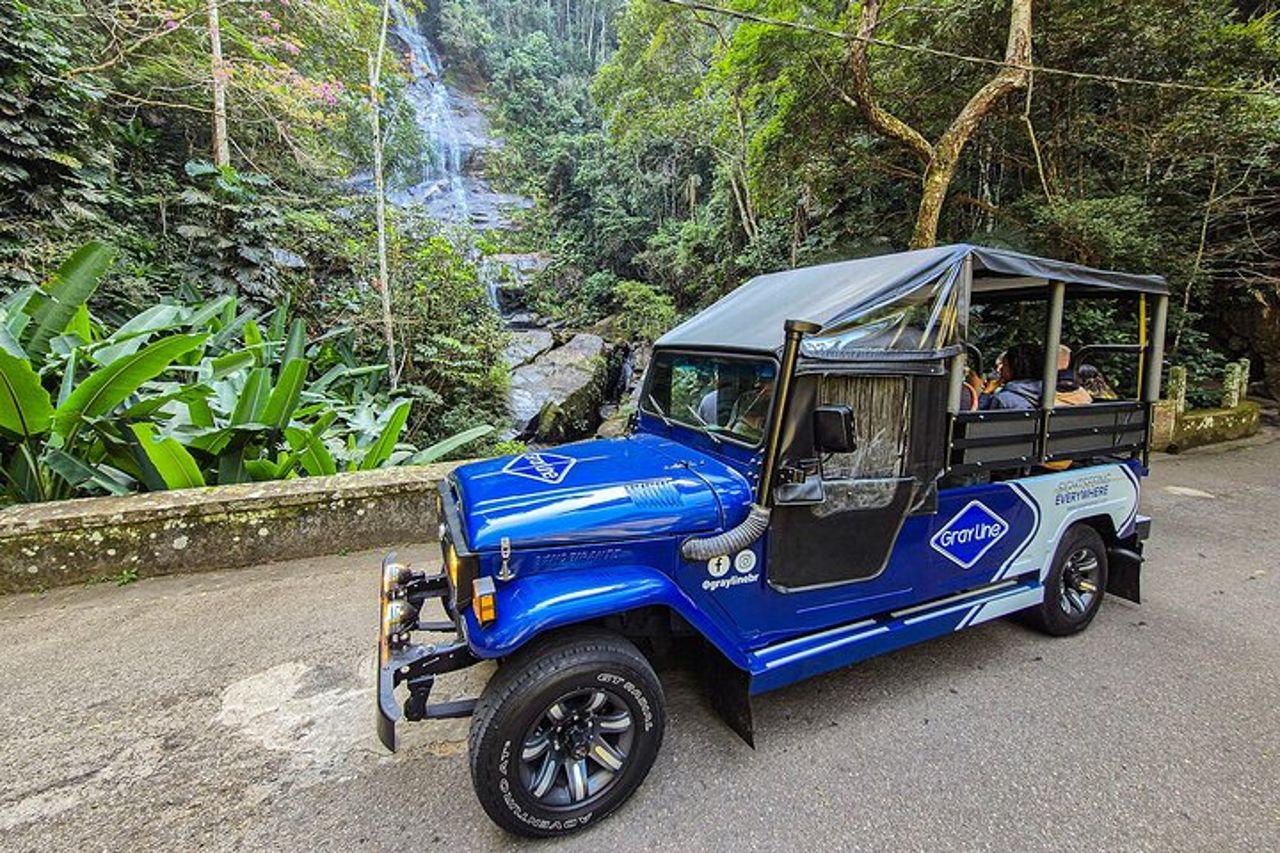 Avventura in jeep: tour guidato attraverso la foresta pluviale di Tijuca