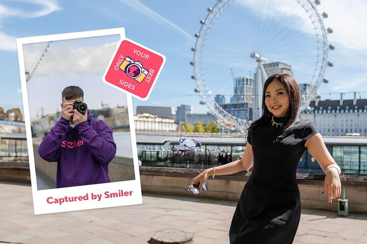 Servizio fotografico privato fuori dal London Eye
