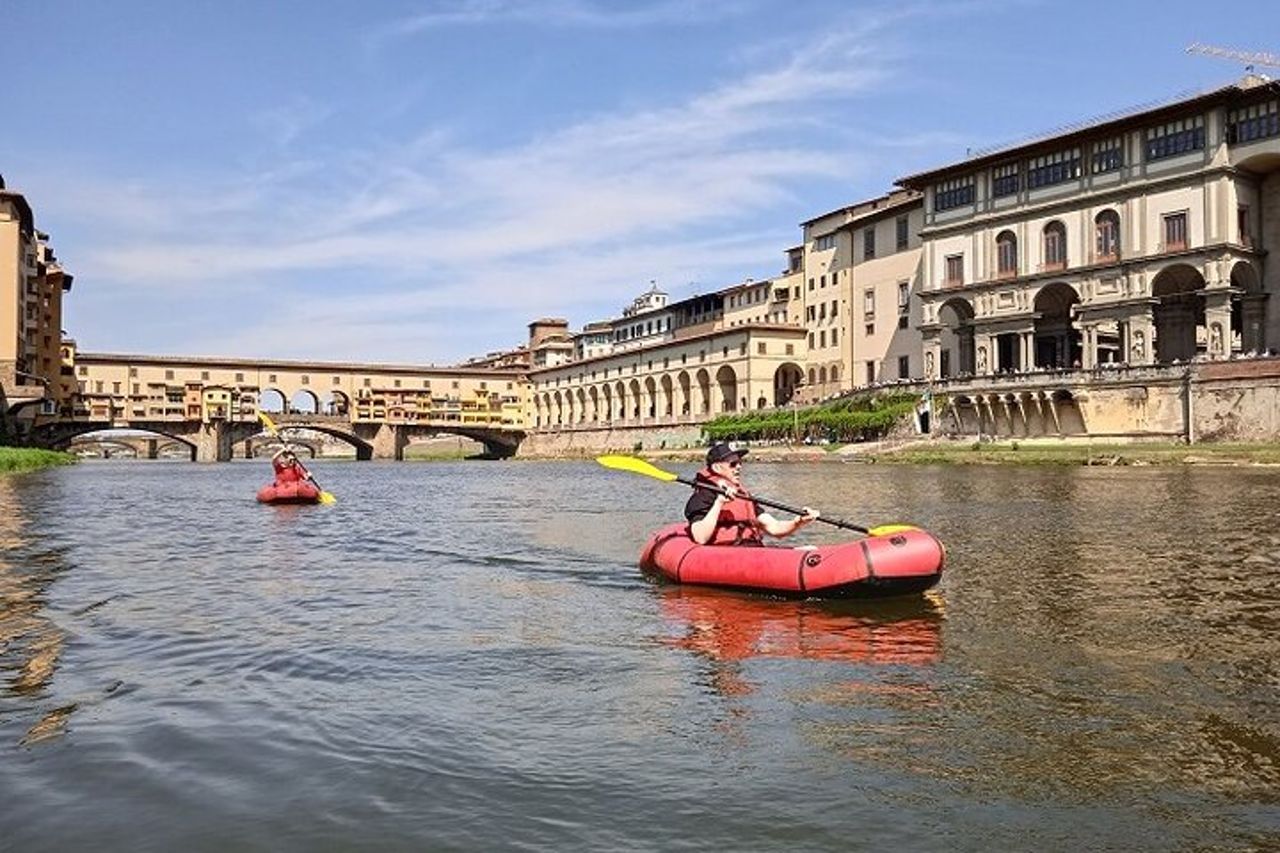 Kayak Soft a Firenze sotto alle Arcate di Pontevecchio — 5