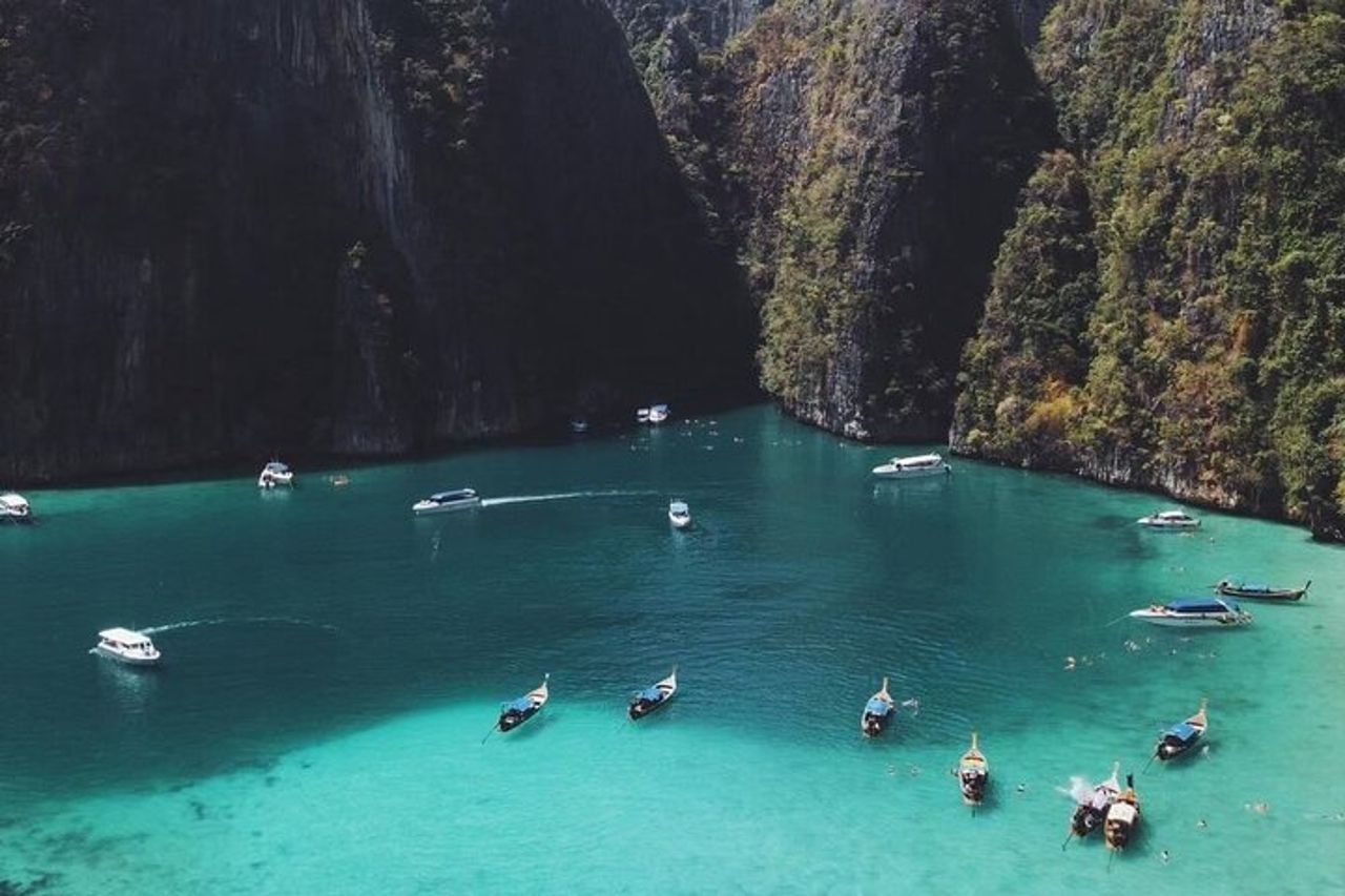 Tour di un giorno di Phi Phi, Maya e Bamboo Islands in motoscafo a Krabi — 3