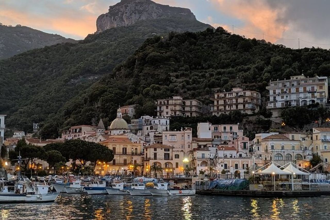 Tramonto in barca da Salerno a Capo D'Orso Amalfi Coast — 2