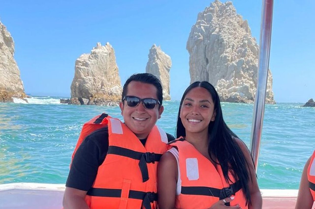 Barca con fondo in vetro per l'Arco a Cabo San Lucas — 2
