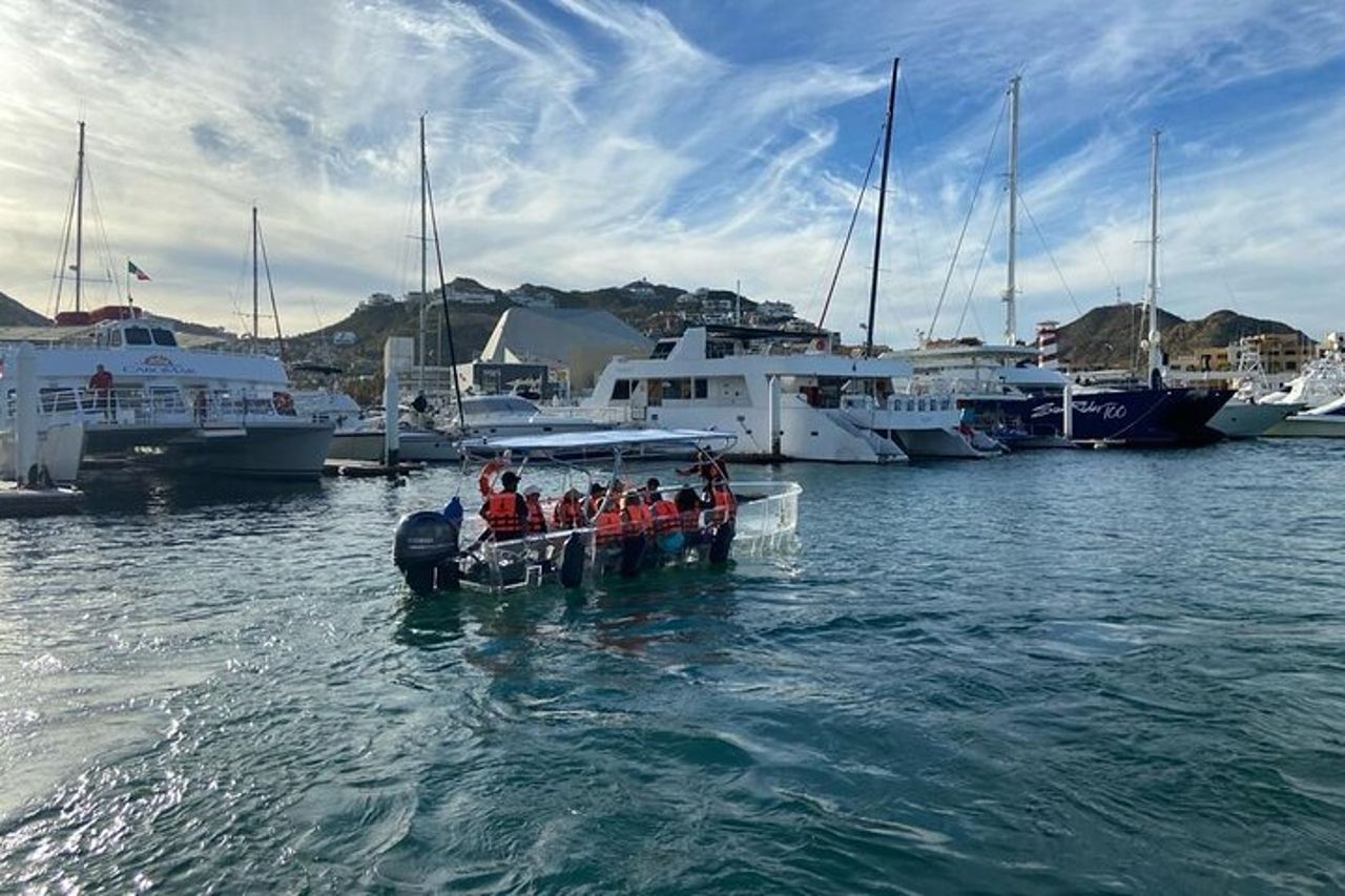 Barca con fondo in vetro per l'Arco a Cabo San Lucas — 6