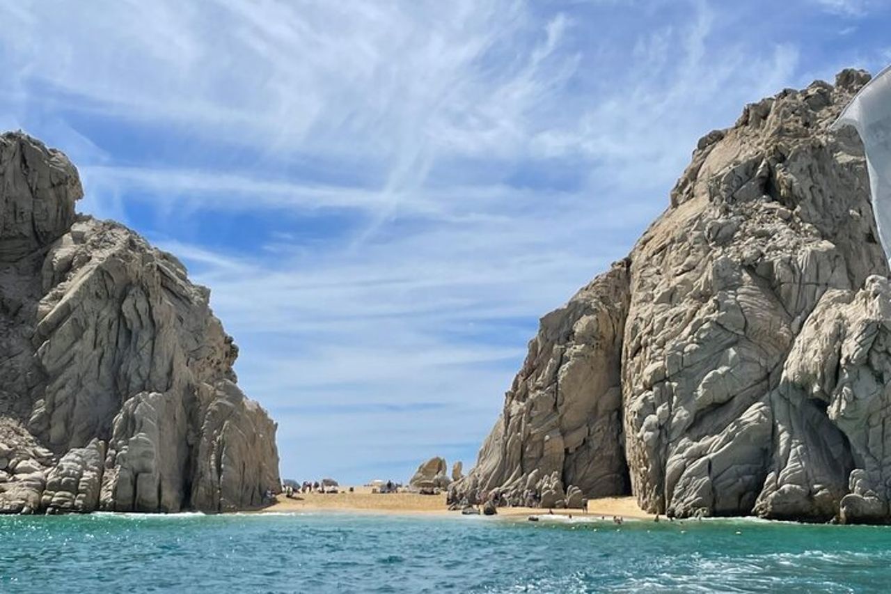 Barca con fondo in vetro per l'Arco a Cabo San Lucas — 9