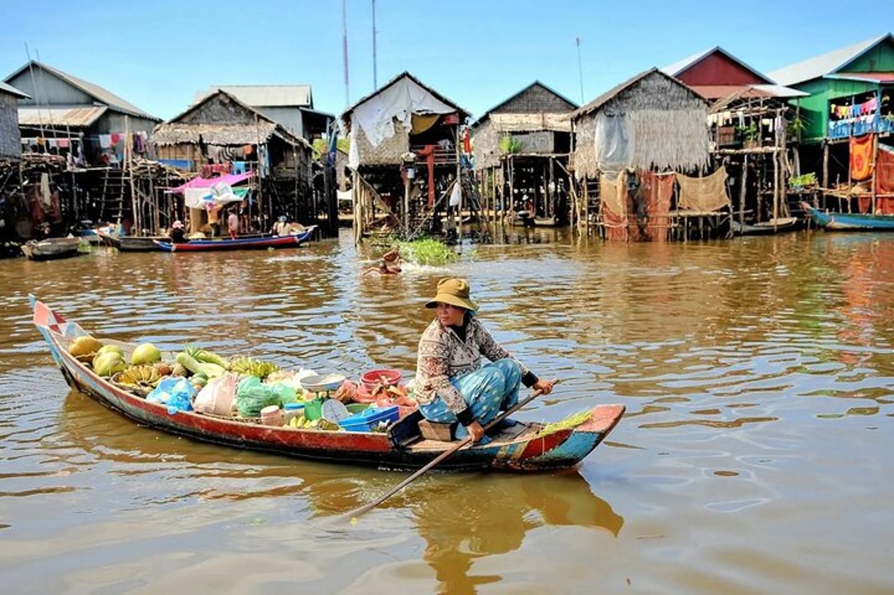 Siem Reap, Tonle Sap Lake, Kompong Phluk, tour del villaggio galleggiante — 4