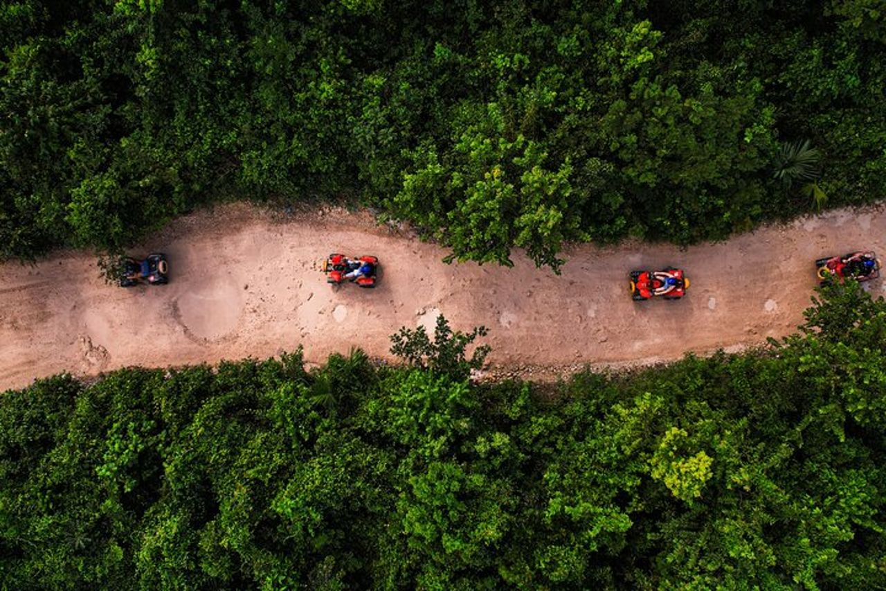 Da Playa del Carmen Avventura in ATV con ziplines, Cenote — 6