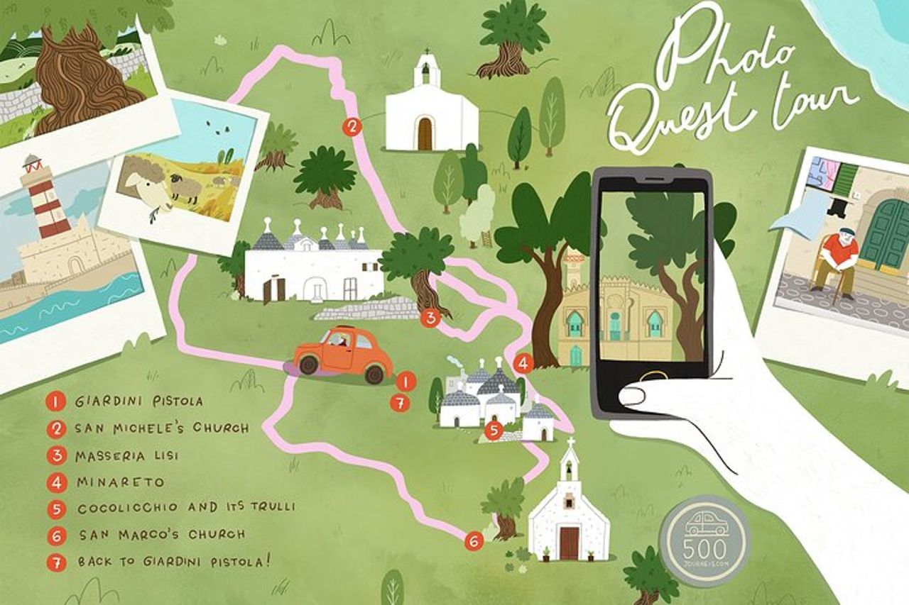 La Puglia su Fiat 500 d'epoca: Photo Quest Tour — 9