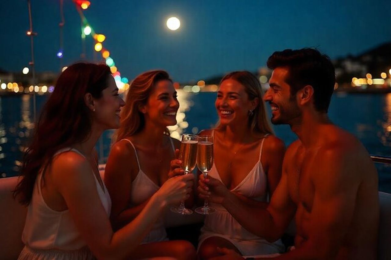 Tour in barca al Tramonto con Bagno ed Aperitivo sotto le Stelle — 5