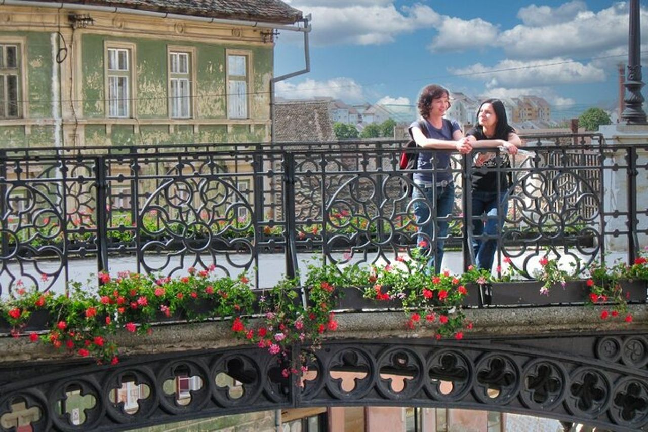 Castello di Corvin e città fortificata di Sibiu da Cluj — 5