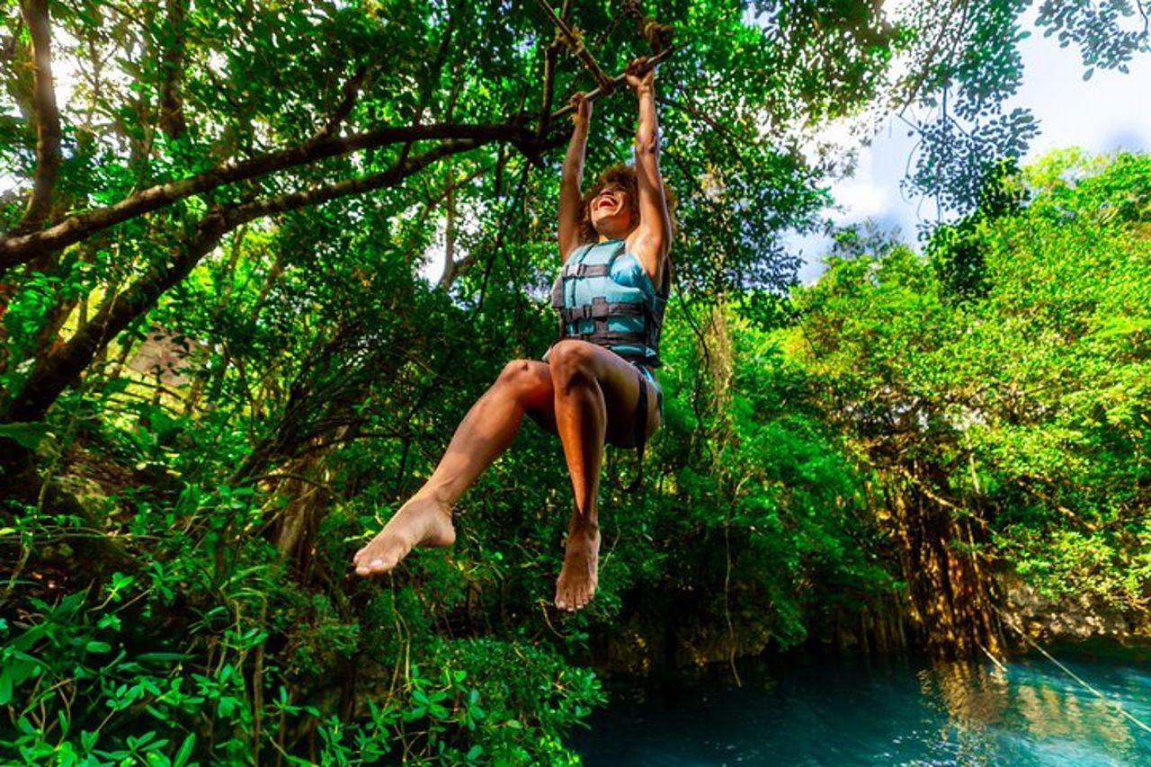 Da Playa del Carmen Avventura in ATV con ziplines, Cenote — 2
