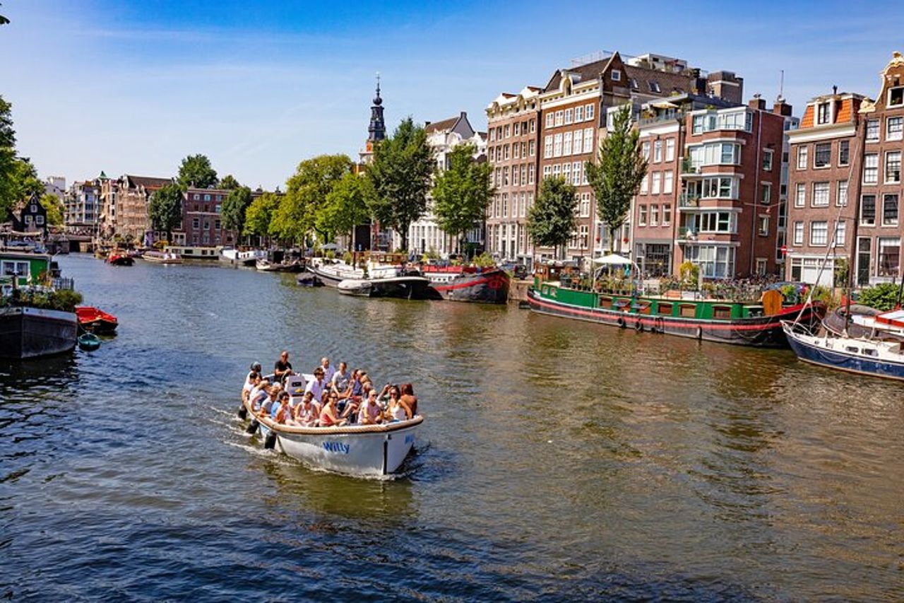 Crociera sul canale turistico di Amsterdam Open Boat — 3