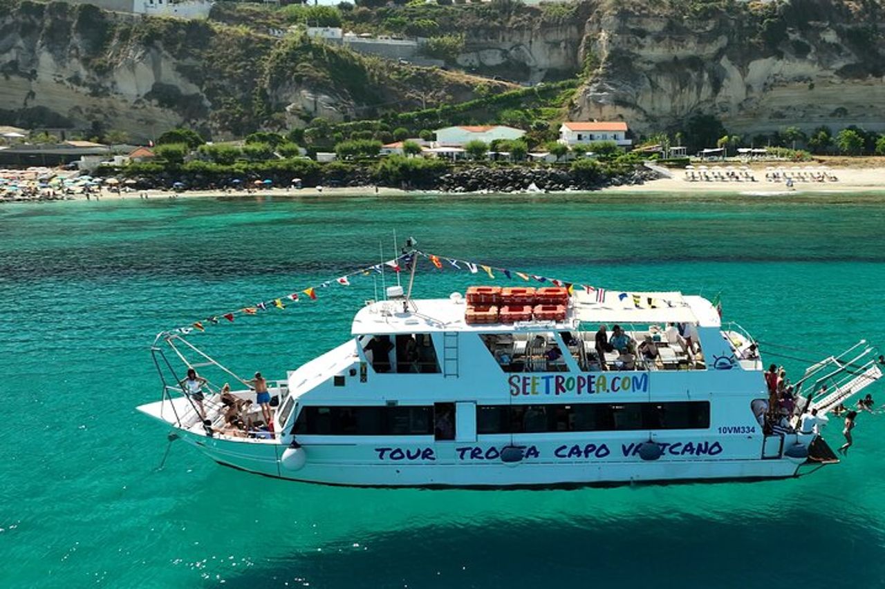 Tour barca Tropea Capo Vaticano aperitivo e snorkeling pomeriggio — 4