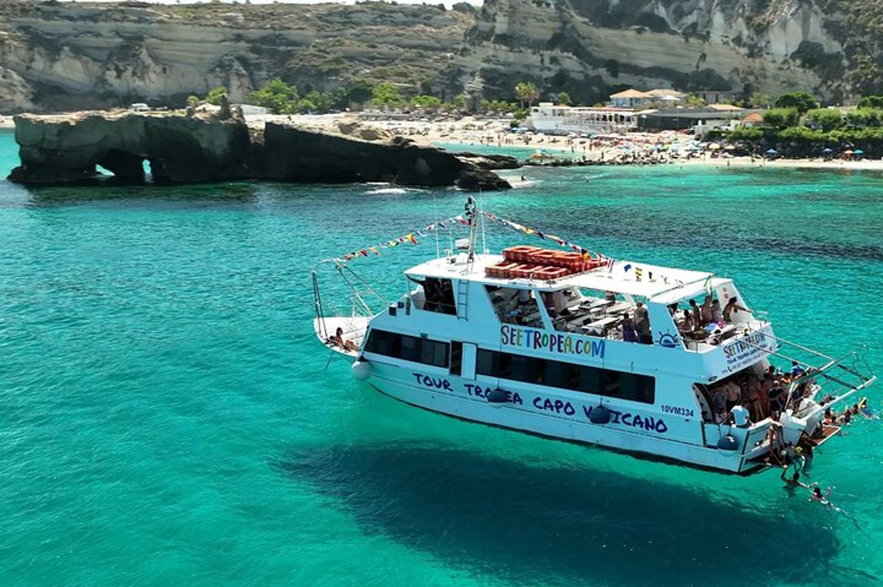 Tour barca Tropea Capo Vaticano aperitivo e snorkeling pomeriggio — 6