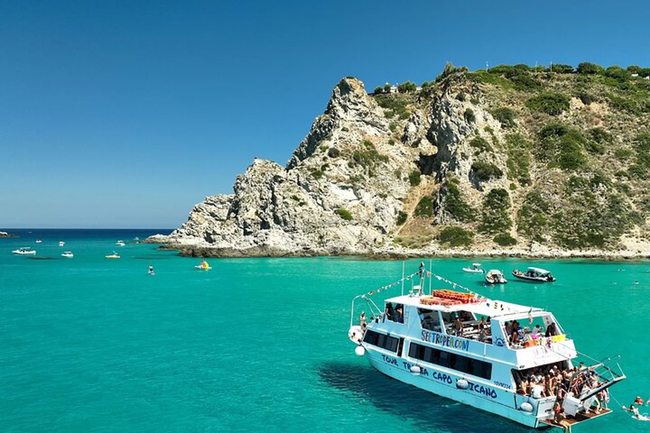 Tour barca Tropea Capo Vaticano aperitivo e snorkeling pomeriggio — 9