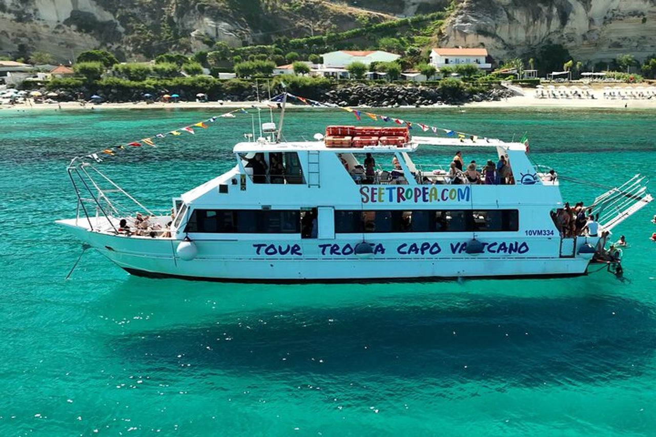 Tour barca Tropea Capo Vaticano aperitivo snorkeling al tramonto — 7