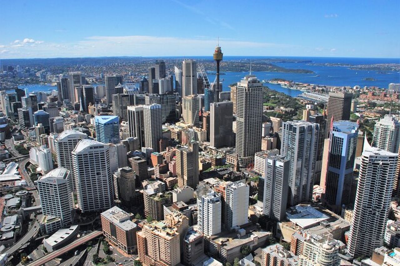 Volo panoramico in elicottero nel porto di Sydney — 4