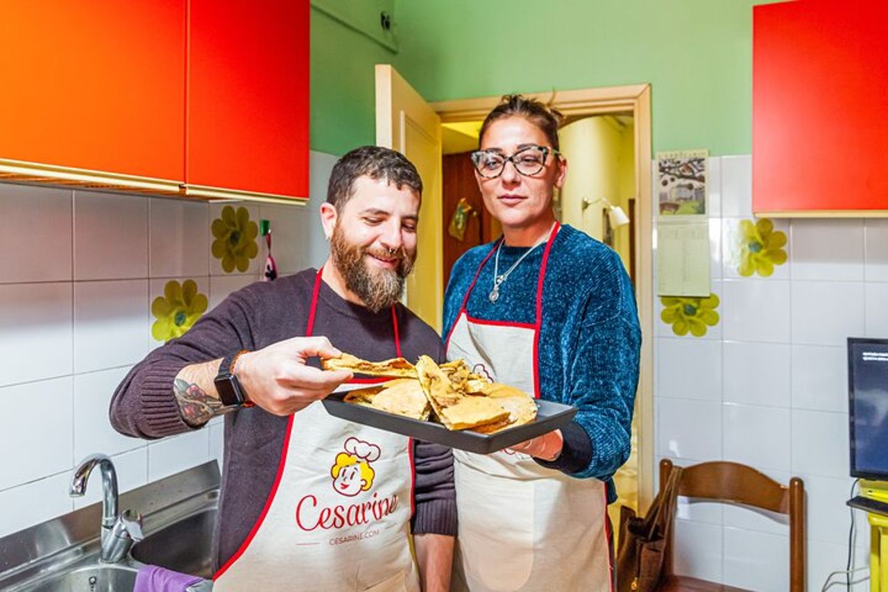 Autentico Tortelli Maremmani Class in una casa locale a Orbetello — 9