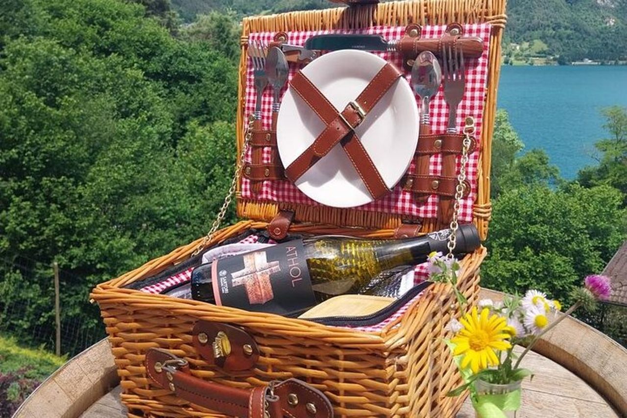 Vino Pic Nic con splendida vista lago a Ledro — 2