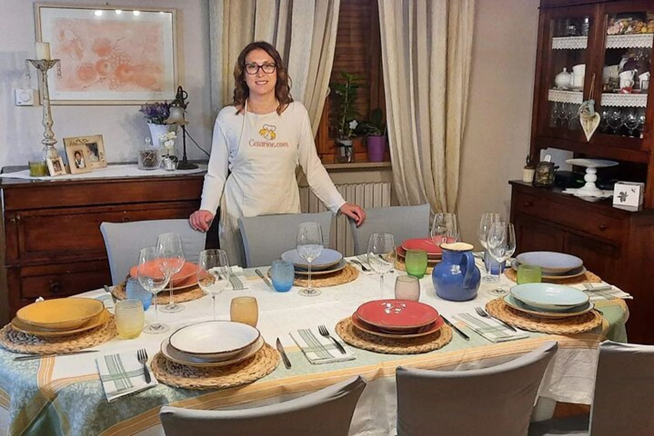 Corso di cucina tradizionale con gnocchi in una casa locale a Spoleto — 4