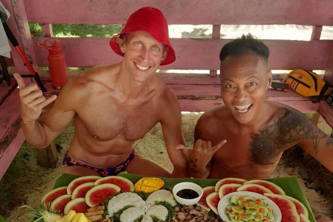 Tour di Siargao Group Tri Island con pranzo di combattimento con boodle — 2