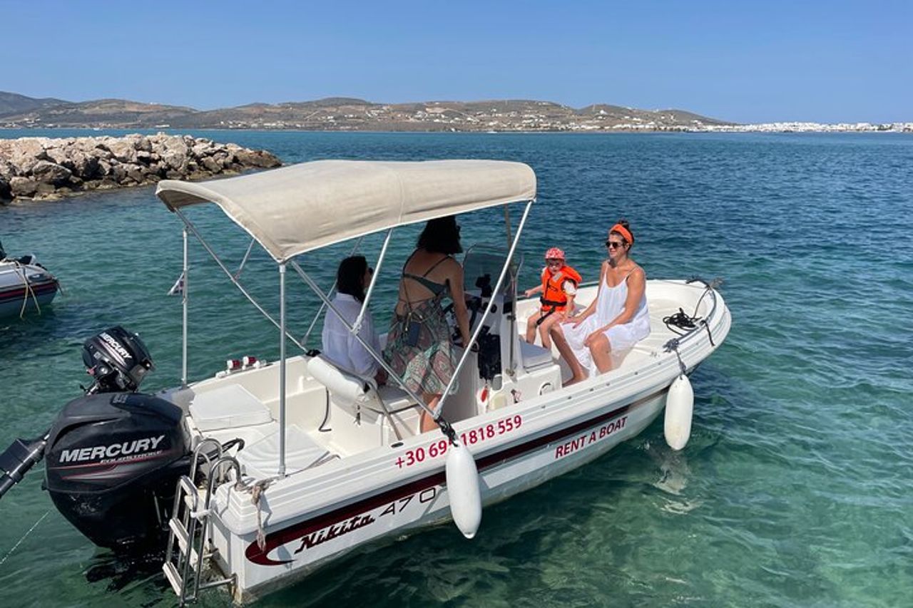 Noleggio barche nella Costa di Paros — 4