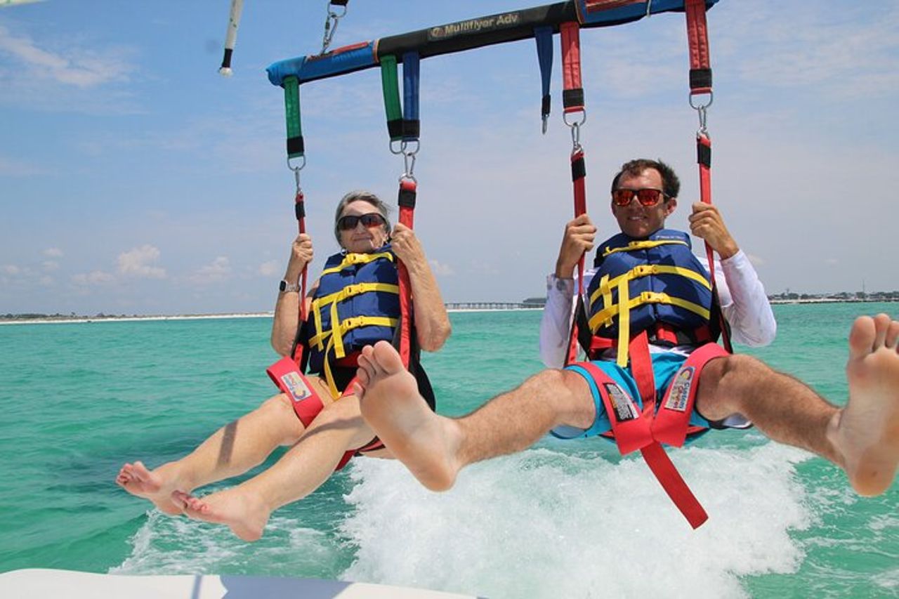 Tour in parapendio dei cani da sole a Destin Florida — 3