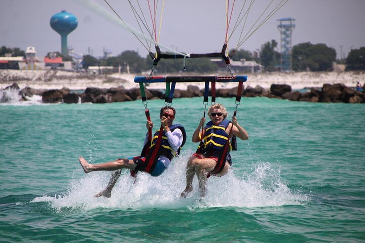 Tour in parapendio dei cani da sole a Destin Florida — 5