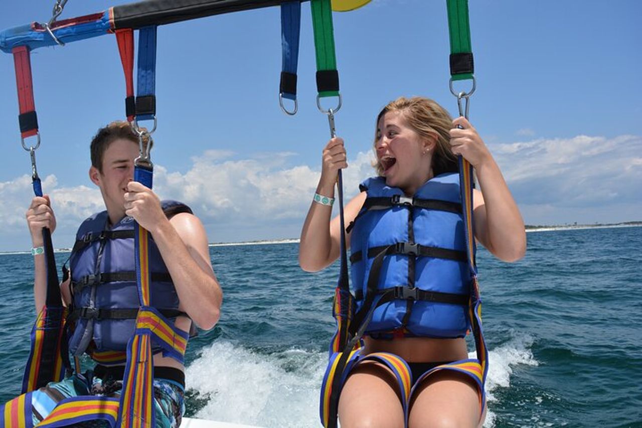 Tour in parapendio dei cani da sole a Destin Florida — 6
