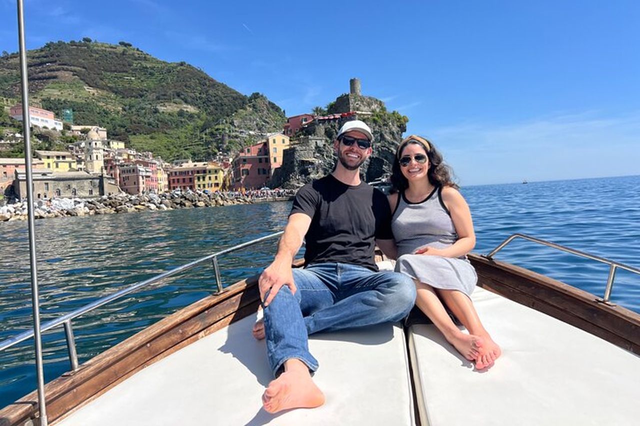 Tour in barca delle Cinque Terre con sosta alla Riserva Marina di 30 minuti — 4