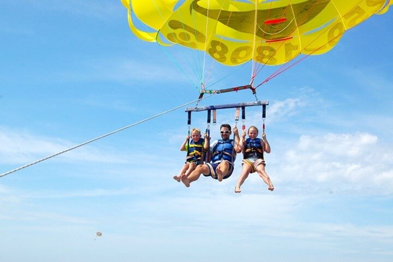 Tour in parapendio dei cani da sole a Destin Florida — 7