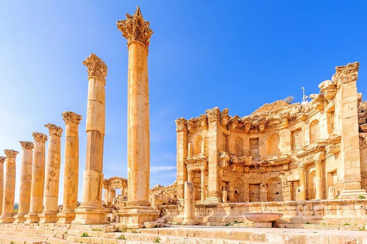 Tour di un giorno a Jerash e al castello di Ajloun dal Mar Morto — 4