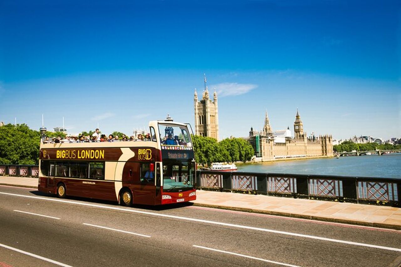 Tour Hop-On Hop-Off del Big Bus di Londra con crociera fluviale opzionale — 2