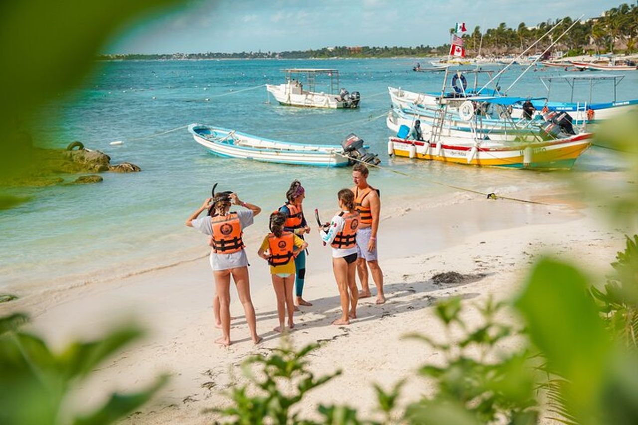 Tour di mezza giornata di tartarughe marine e snorkeling Cenote da Cancun e Riviera Maya — 6