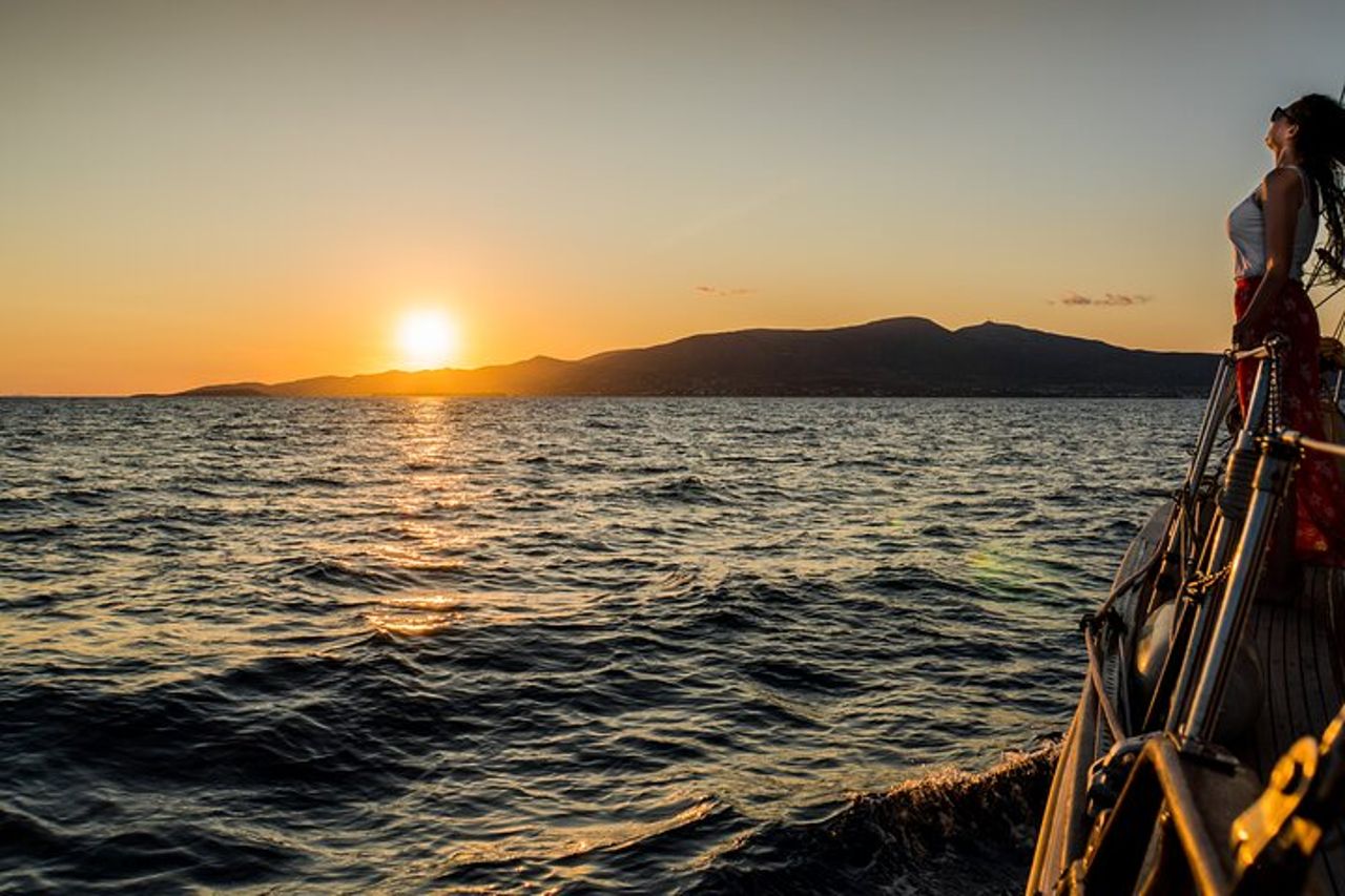 Un giorno intero di vera vela a South Naxos e Koufonisi SY AGERAS — 4