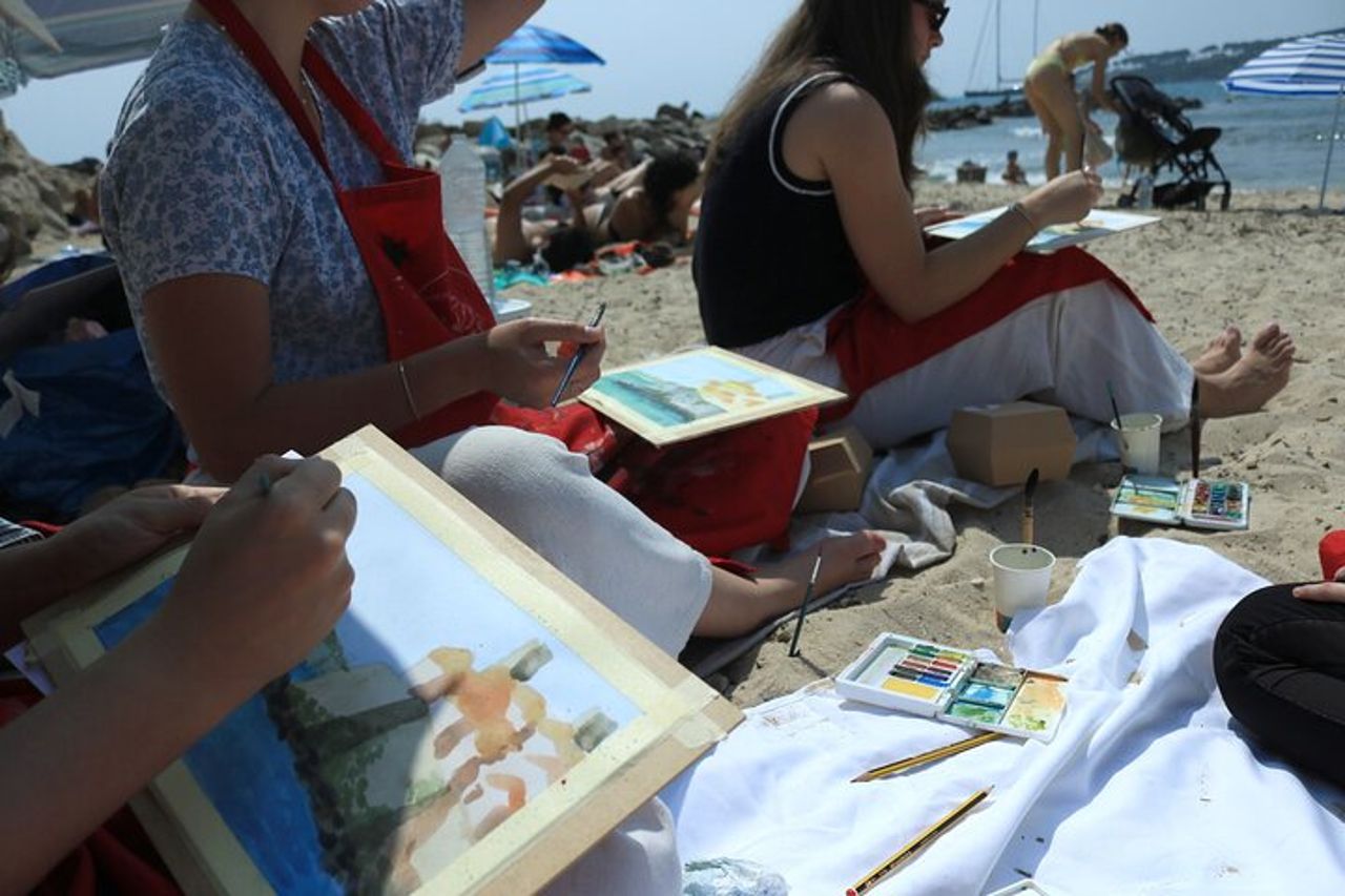 Immersione di schizzi e acquerello in riva al mare - laboratorio privato — 4