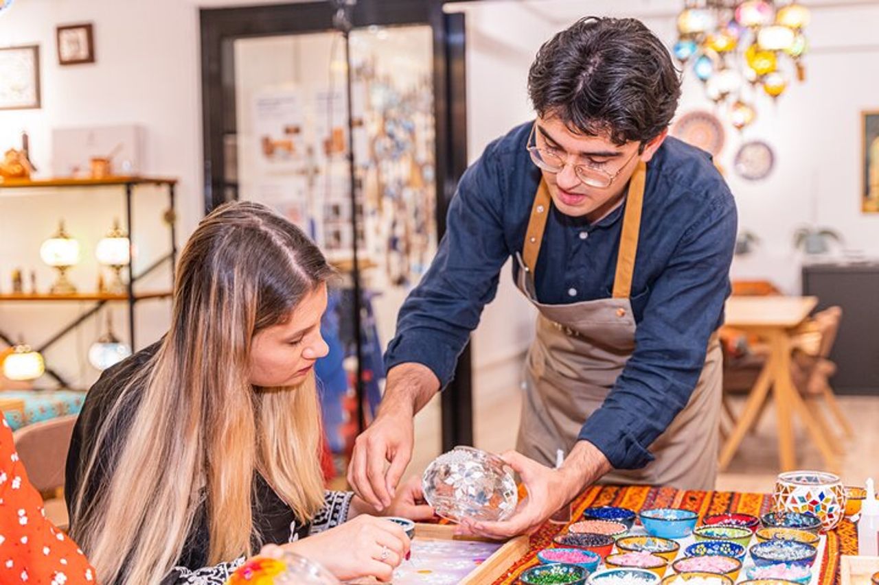 Mosaic Lamp Workshop a Brighton, MA — 2