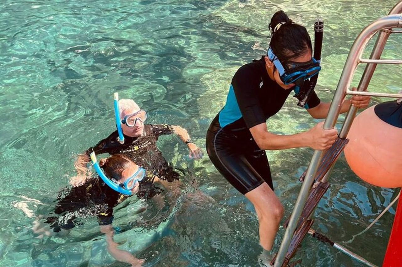 Tour in barca avventura dell'Isola d'Elba per piccoli gruppi e cena al tramonto