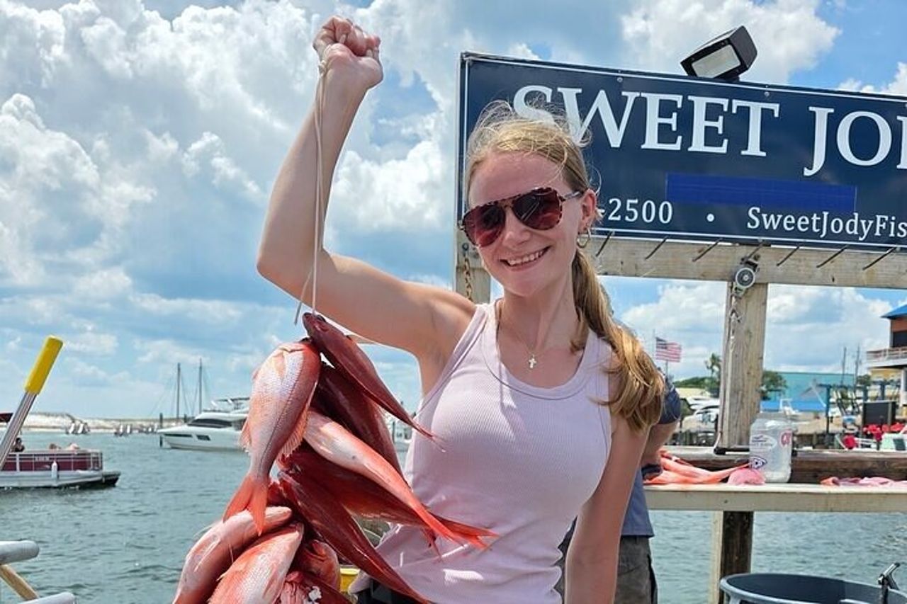 6 ore di pesca in barca per famiglie a Destin — 2
