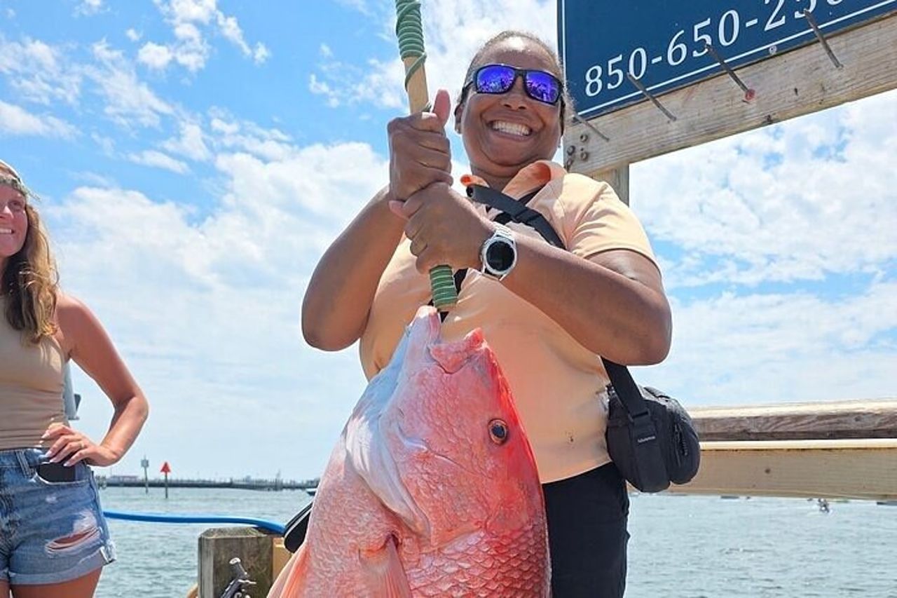 6 ore di pesca in barca per famiglie a Destin — 4