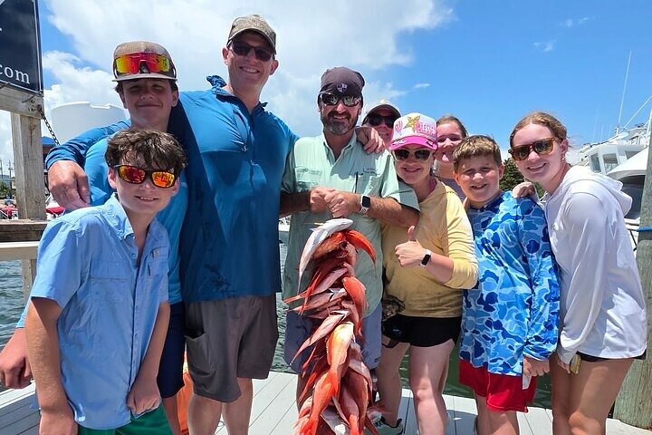 6 ore di pesca in barca per famiglie a Destin — 7