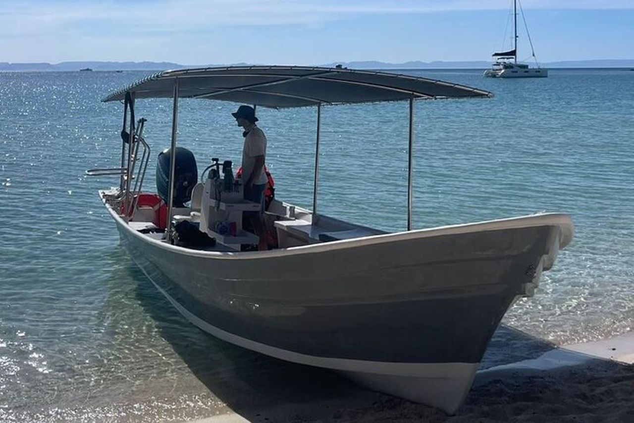 Fare snorkeling con i leoni marini sull'isola di Espíritu Santo — 3