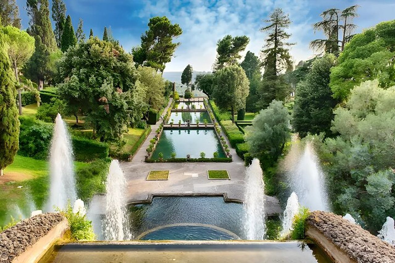 Tour di mezza giornata a Tivoli in villa Adriana o villa d'Este